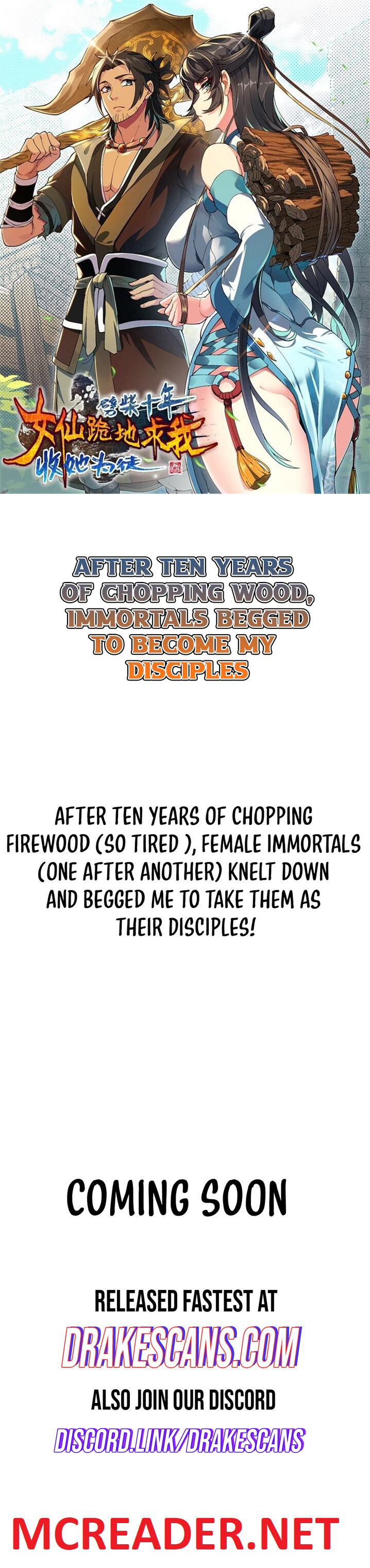 After Ten Years of Chopping Wood, Immortals Begged To Become My Disciples Chapter 0 1